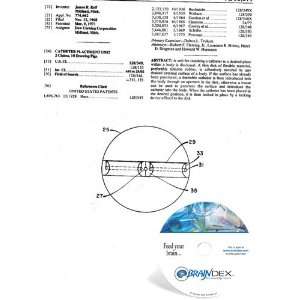  NEW Patent CD for CATHETER PLACEMENT UNIT 