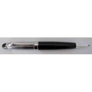  Bossman 209 Black Ballpoint Pen with Silver Cap (No Gift 