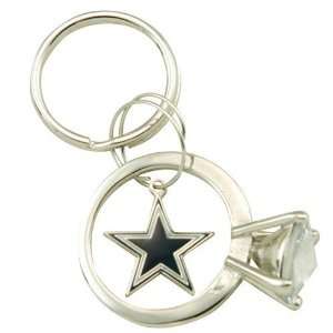  NFL Dallas Cowboys Jumbo Bling Ring Keychain  
