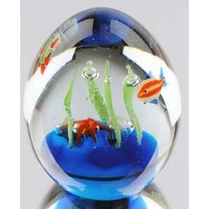  Murano Design Hand Blown Glass Art   Under The Sea Series 
