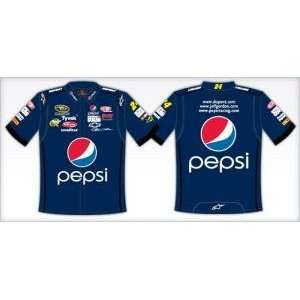  Gordon / Pepsi Adult Blue Nascar Pit Crew Shirt