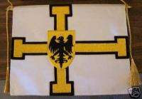 Medieval Teutonic Knight Crusade Banner Flag Eagle  