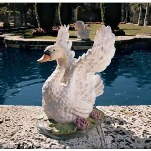  Xoticbrands Grace Beauty Swan Bird Sculpture Statue 