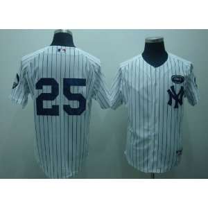  2012 New York Yankees #25 Mark Teixeira White Jersey 