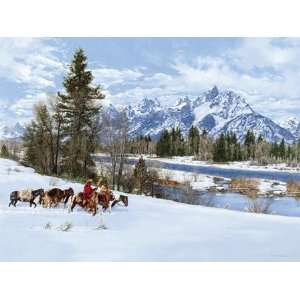  Paul Calle   Early Snow In The Tetons Artists Proof 