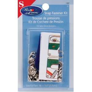Snap Fastener Kit 7/16 10/Pkg Nickel [Office Product]