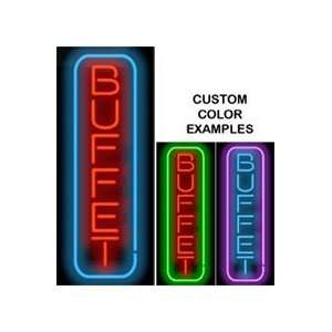  Buffet Neon Sign Vertical 