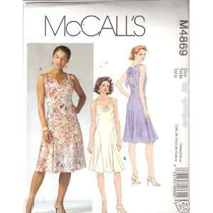   4869 Misses Summer Party Dresses sizes 4 6 8 10 Arts, Crafts & Sewing