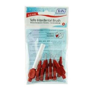  TePe Interdental Brush Red 0.5mm   Pack of 8 Health 