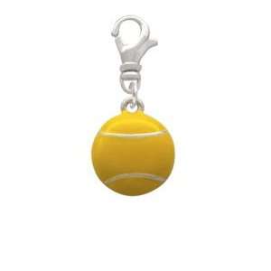  Large Tennis Ball Clip On Charm [Jewelry] Jewelry