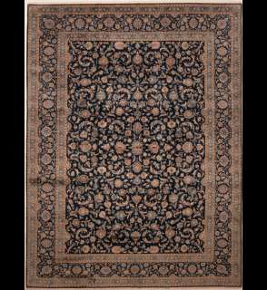 Large Area Rugs Hand Knotted Persian Wool kashan10 x14  