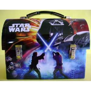  Collectable Star Wars Tin Dome Lunch Box   Large Workmans 