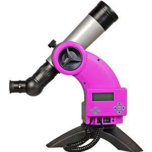  Astroboy 60mm Computerized Table Telescope in Pink Sports 