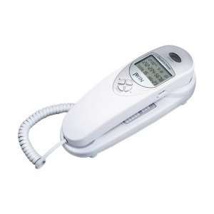  Corded Telephone With Caller ID   White Electronics