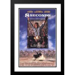  8 Seconds 20x26 Framed and Double Matted Movie Poster 