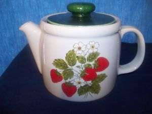 McCoy Strawberry Country Teapot  