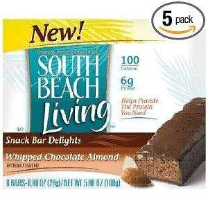  South Beach Living Snack Bars, Whipped Chocolate Almond 