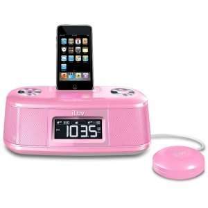  iLuv Wake & Shake Pink Clock Radio for iPhone iPod  