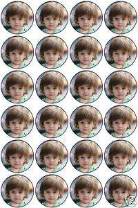 24 PERSONALISED PHOTO EDIBLE CUPCAKE CAKE IMAGE TOPPERS  