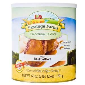 Saratoga Farms Instant Beef Gravy  Grocery & Gourmet Food