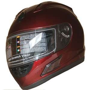   Sports Motorcycle Helmet DOT (508) Burgundy Red