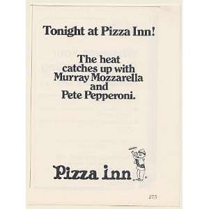  1979 Pizza Inn Restaurant Murray Mozzarella Pete Pepperoni 