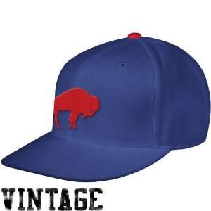    Bills Mitchell & Ness Throwback Logo Fitted Cap