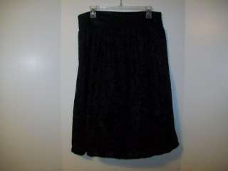 Requirement skirt black polyester size medium nwt  