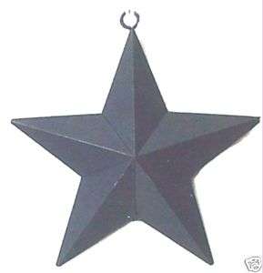   METAL BLACK 5.5 In Barn STAR~Tin SIGN Decor C Store 4 All Stars  