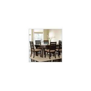   Boulevard 5 Piece Oval Dining Table Set in Dark Merlot Furniture
