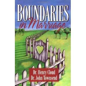  Boundaries in Marriage [Hardcover] Henry Cloud Books