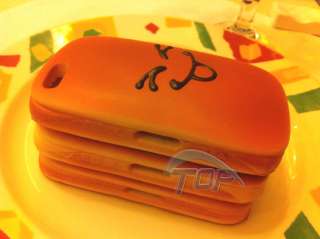 New Cute Bread Hamburger Style PU Soft Cover Case for iPhone 4 4G 4S 