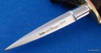 Linder Knife Boot Dagger Grenadil Fixed Blade Grenadill German Germany 