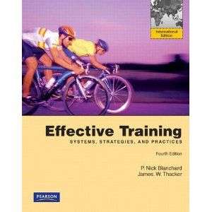 Effective Training 4th edition blanchard 9780136078326  