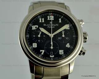 Blancpain Flyback Chronograph SS/SS Black Dial 2185F 1130 71 38MM 