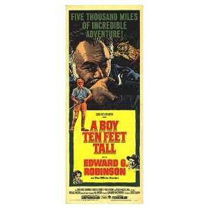  Boy Ten Feet Tall Original Movie Poster, 14 x 36 (1965 