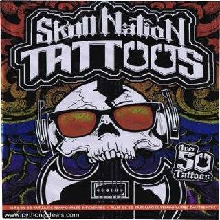 Skull Nation Temporary Tattoos, Over 50 Tattoos