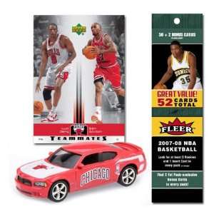  Chicago Bulls 2007 08 Dodge Charger Die Cast with Luol 
