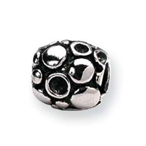  Sterling Silver Reflections Dots Bali Bead QRS163 Jewelry