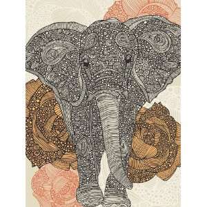  Intricate Elephant Canvas Reproduction