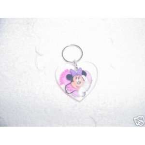  Disney Minnie Mouse Heart Keychain 