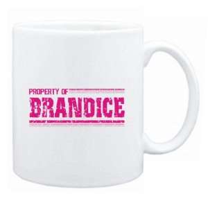  New  Property Of Brandice Retro  Mug Name