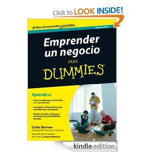 Emprender un Negocio Para Dummies (Spanish Edition) Barrow Collin 
