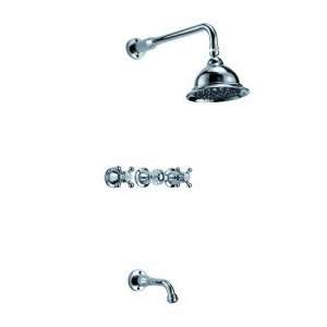  Factory drop ship Two Handles Chrome Wall mount Shower 