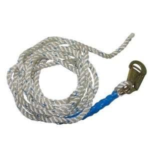 FallTech 8120T Vertical Lifeline with Snap Hook and Taped End, 20 Foot