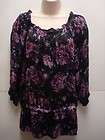 nwt inc international concepts silk floral peasant blou one day