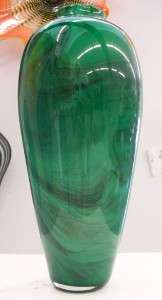 HAND BLOWN GLASS ART WALL PLATTER BOWL #1905 ONEIL