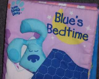 Nick Jr. BLUES CLUES BLUES BEDTIME CLOTH RAG BOOK  