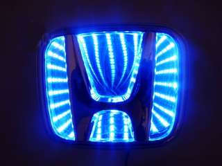 new Blue 3D LED Car Decal Logo Light Badge Lamp Emblem Sticker for 