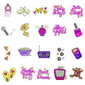    Embroidery Machine Designs CD SLUMBER PARTY